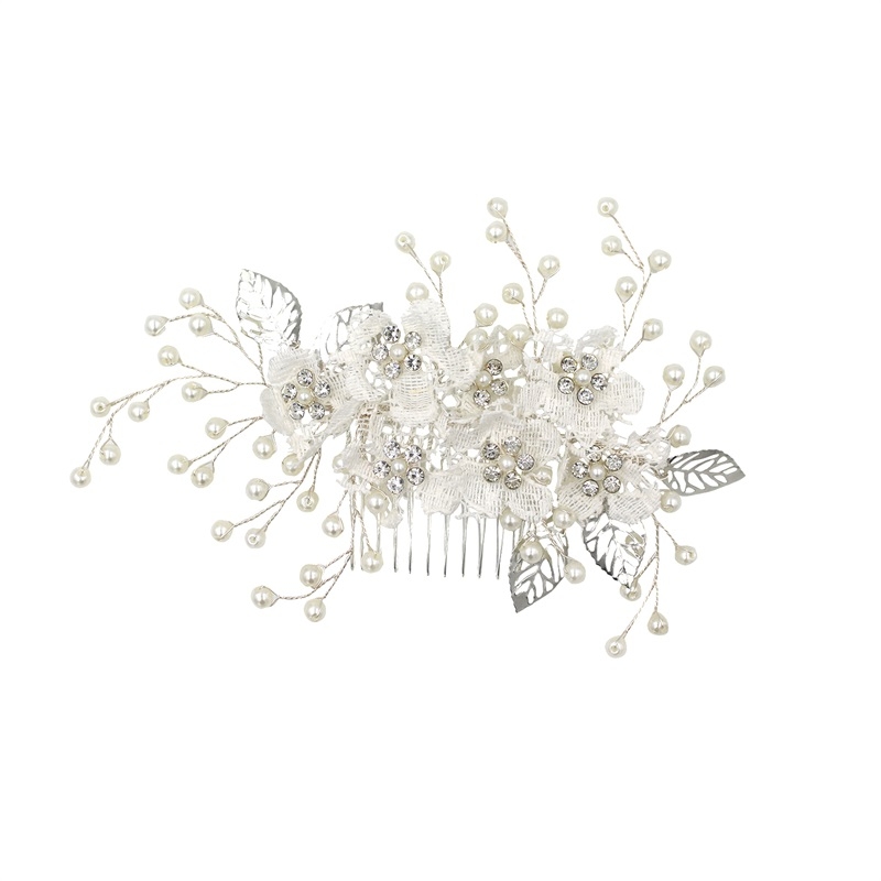 Wedding Combs With Pearl/Floral Bridal Headpieces