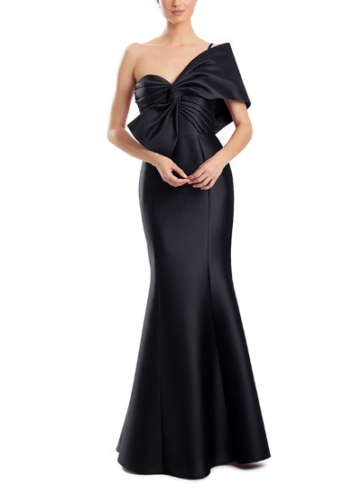 Trumpet/Mermaid One-Shoulder Sleeveless Satin Mother Of The Bride Dresses