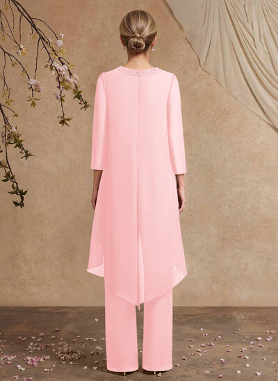 Jumpsuit/Pantsuit Long Sleeves Chiffon Mother Of The Bride Dresses