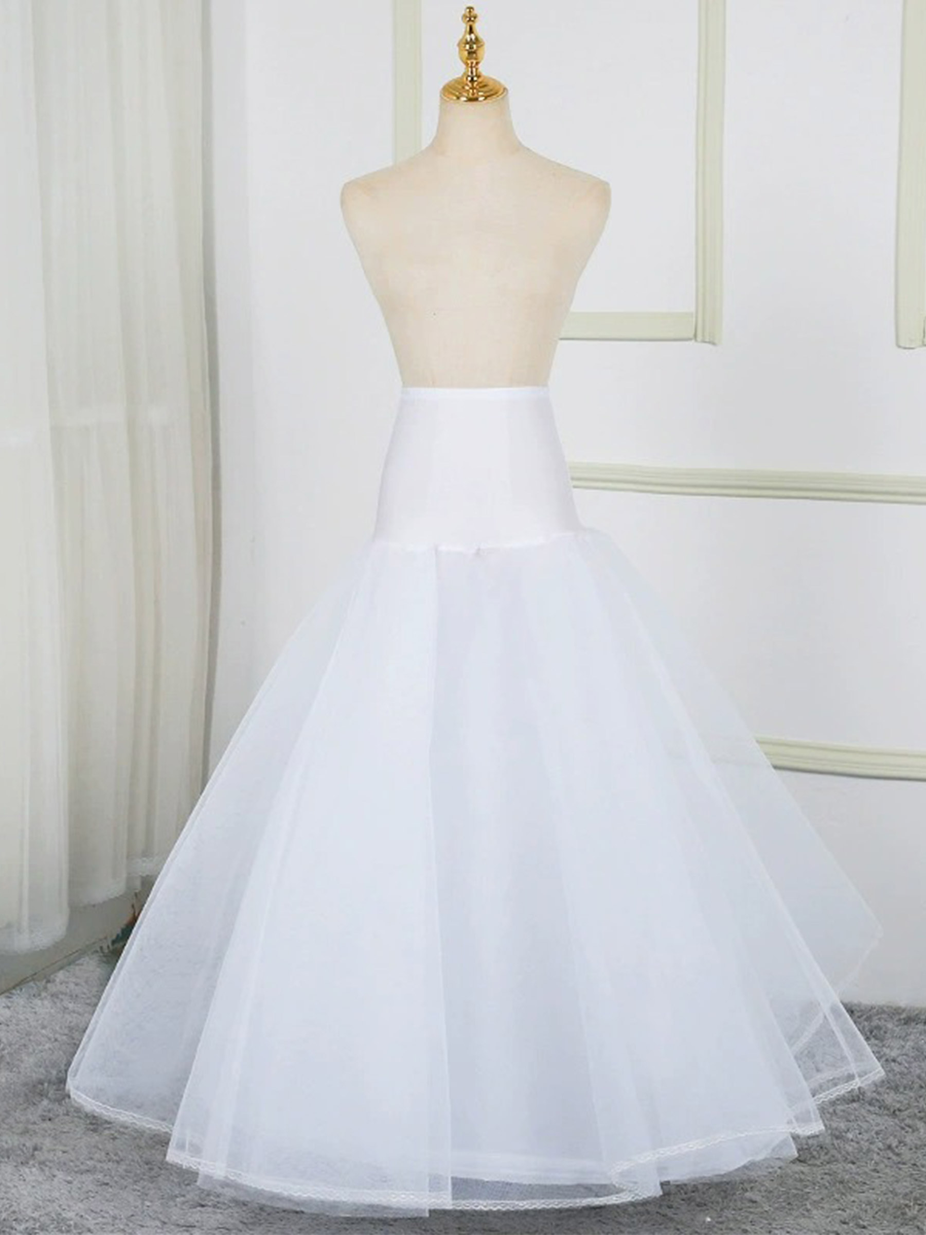 A-Line/Princess Slip Floor-Length 2Tier Petticoats A-Line/Princess Slip Floor-Length 2Tier Petticoats