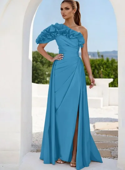 pink orange maxi dress Sweet As Always One Shoulder Maxi Dress - Pink/Orange