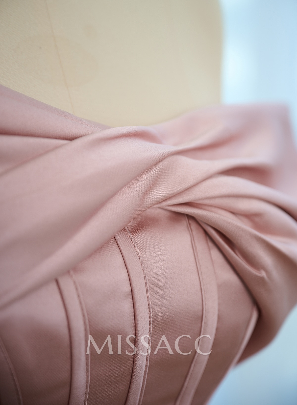 A-Line Asymmetrical Sleeveless Tea-Length Satin Bridesmaid Dresses A-Line Asymmetrical Sleeveless Tea-Length Satin Bridesmaid Dresses