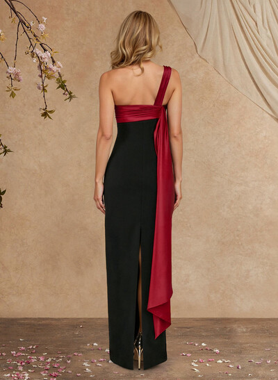 Sheath/Column Satin/Elastic Satin Mother Of The Bride Dresses With Bow(s)