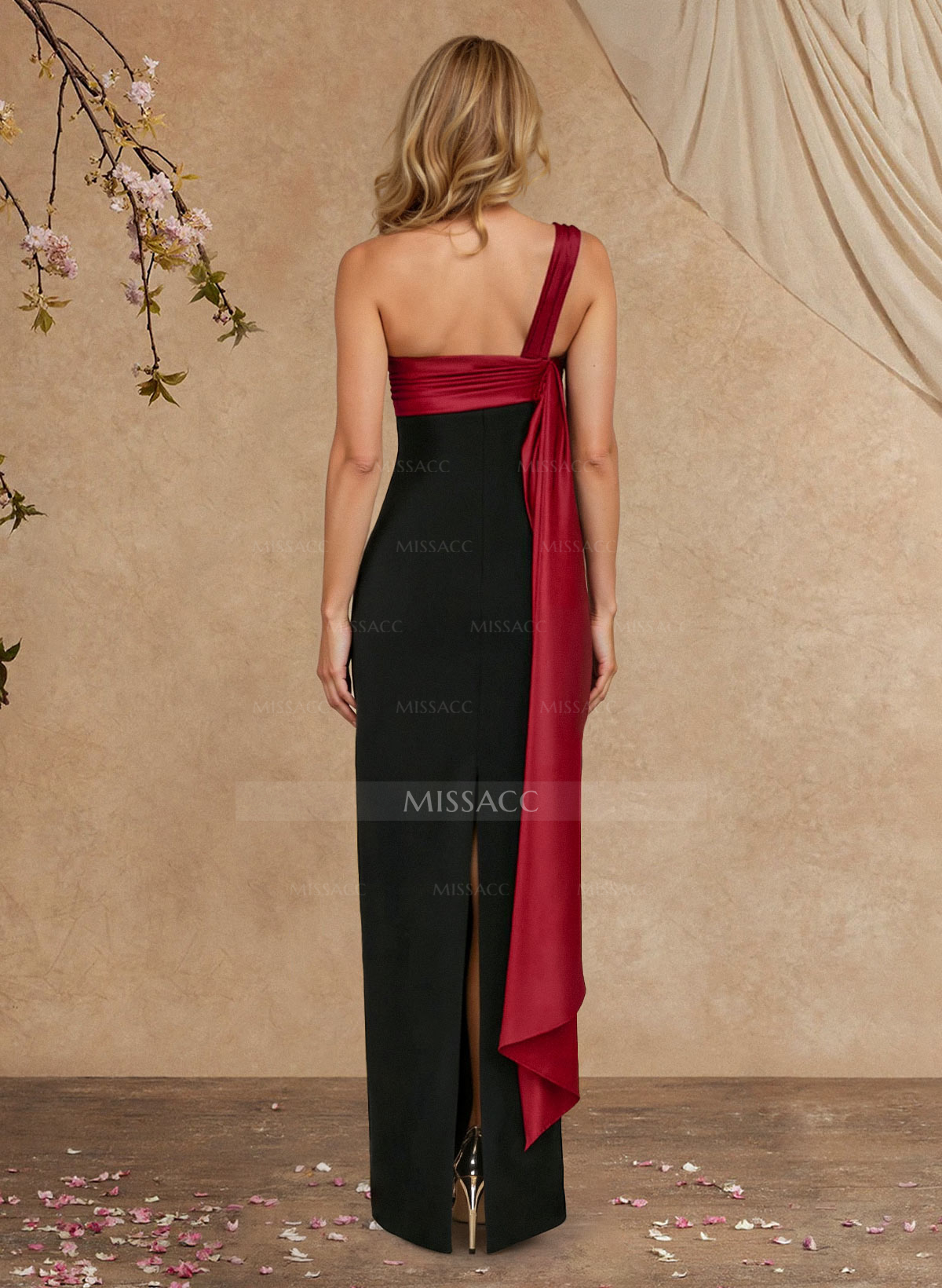 Sheath/Column Satin/Elastic Satin Mother Of The Bride Dresses With Bow(s)