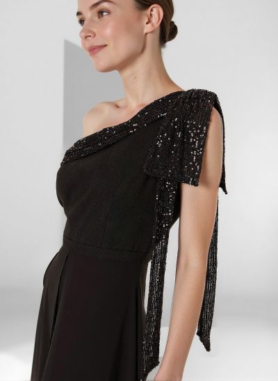 Jumpsuit/Pantsuit Chiffon Mother Of The Bride Dresses With Sequins