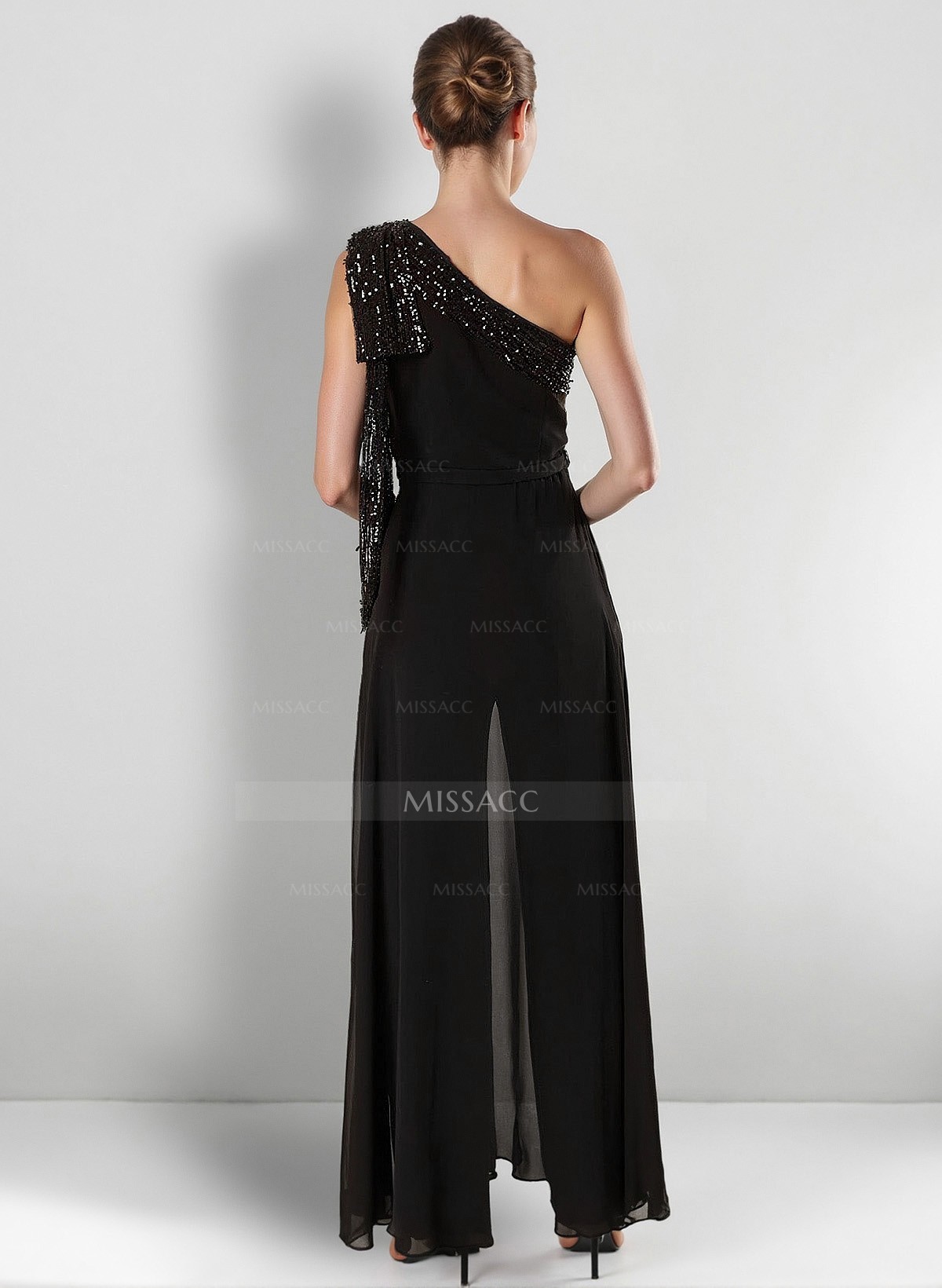 Jumpsuit/Pantsuit Chiffon Mother Of The Bride Dresses With Sequins