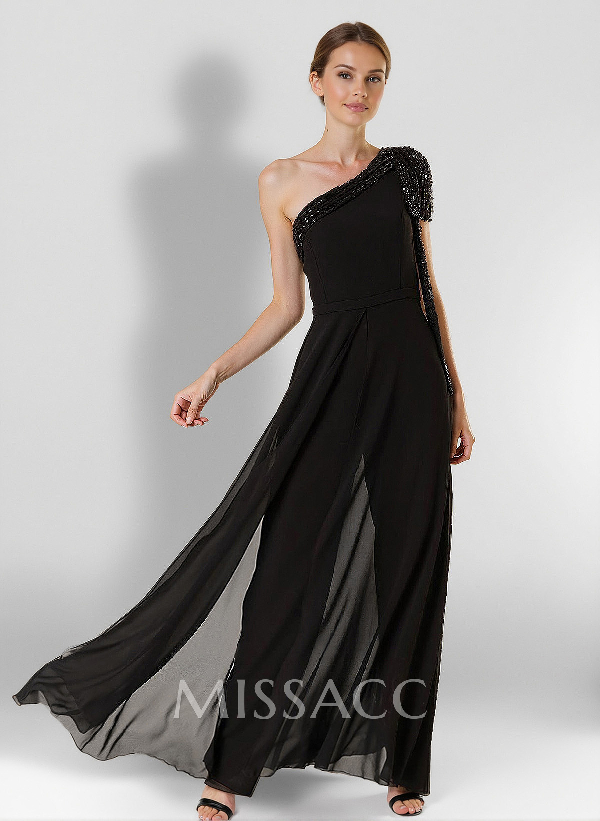 Jumpsuit/Pantsuit Chiffon Mother Of The Bride Dresses With Sequins