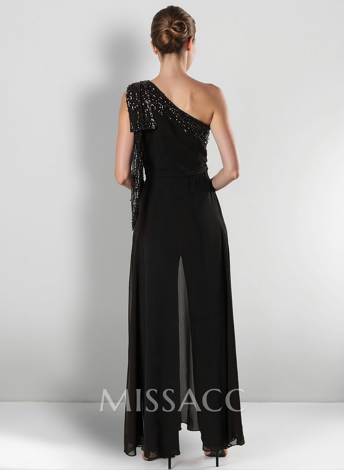 Jumpsuit/Pantsuit Chiffon Mother Of The Bride Dresses With Sequins