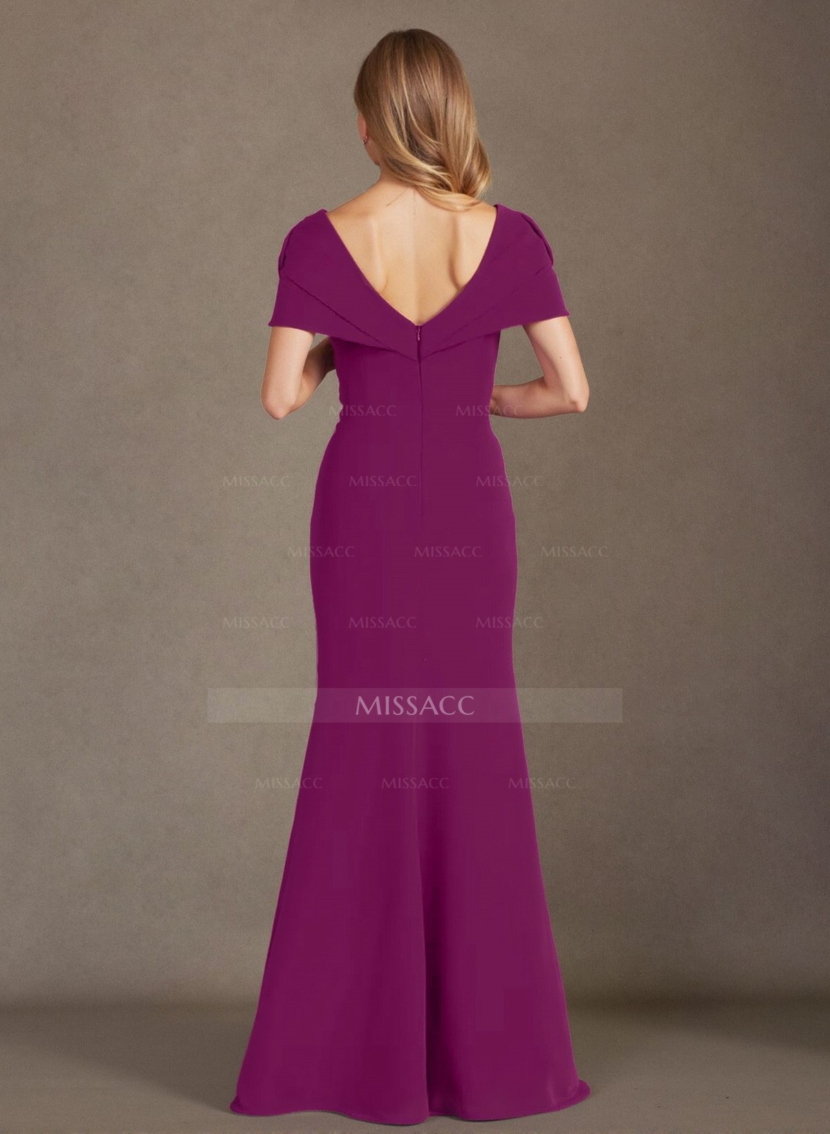 A-Line V-Neck Sleeveless Floor-Length Elastic Satin Mother Of The Bride Dresses