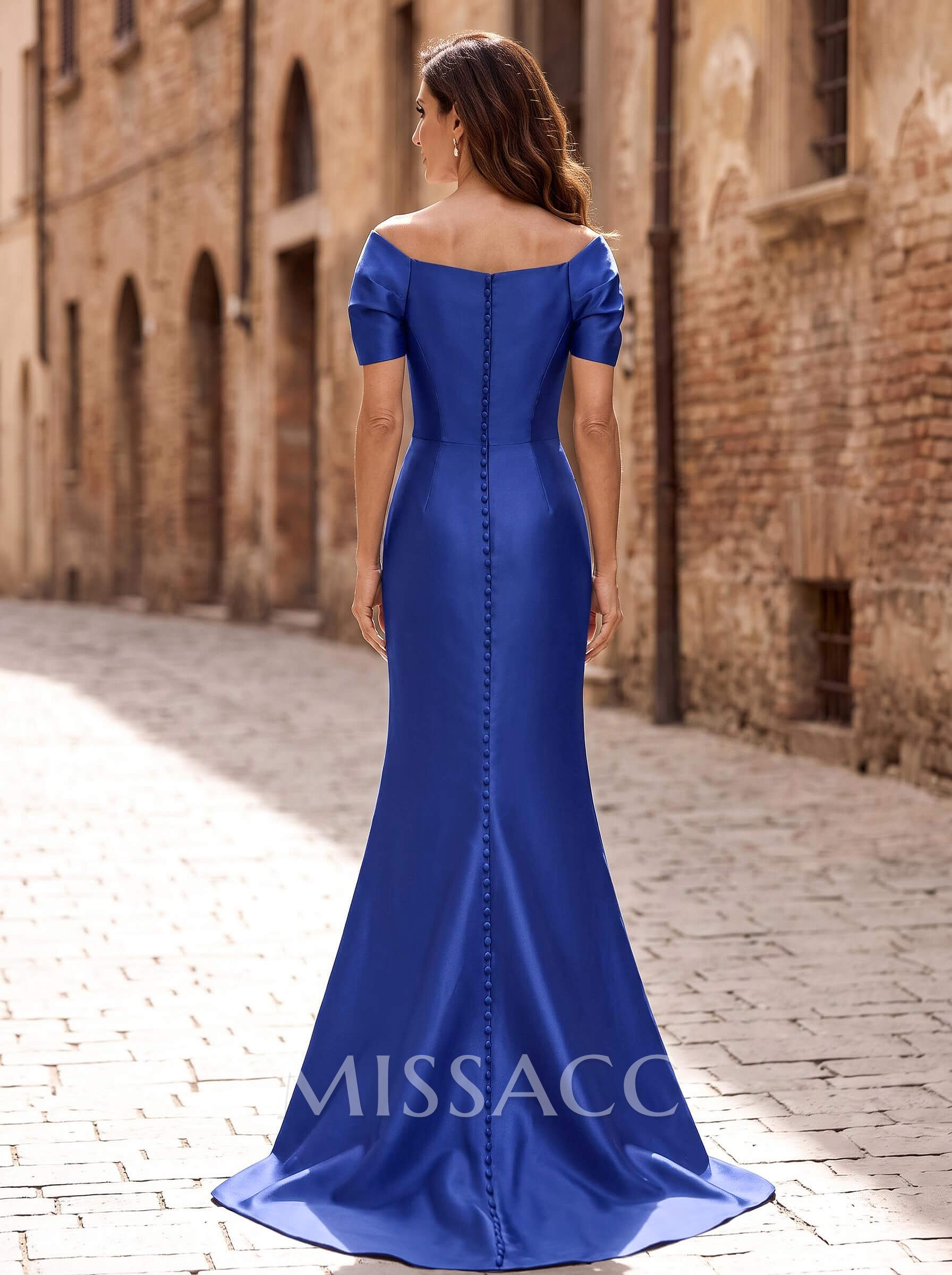 Trumpet/Mermaid Scoop Neck Sleeveless Satin Mother Of The Bride Dresses