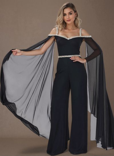 Jumpsuit/Pantsuit Chiffon/Elastic Satin Mother Of The Bride Dresses