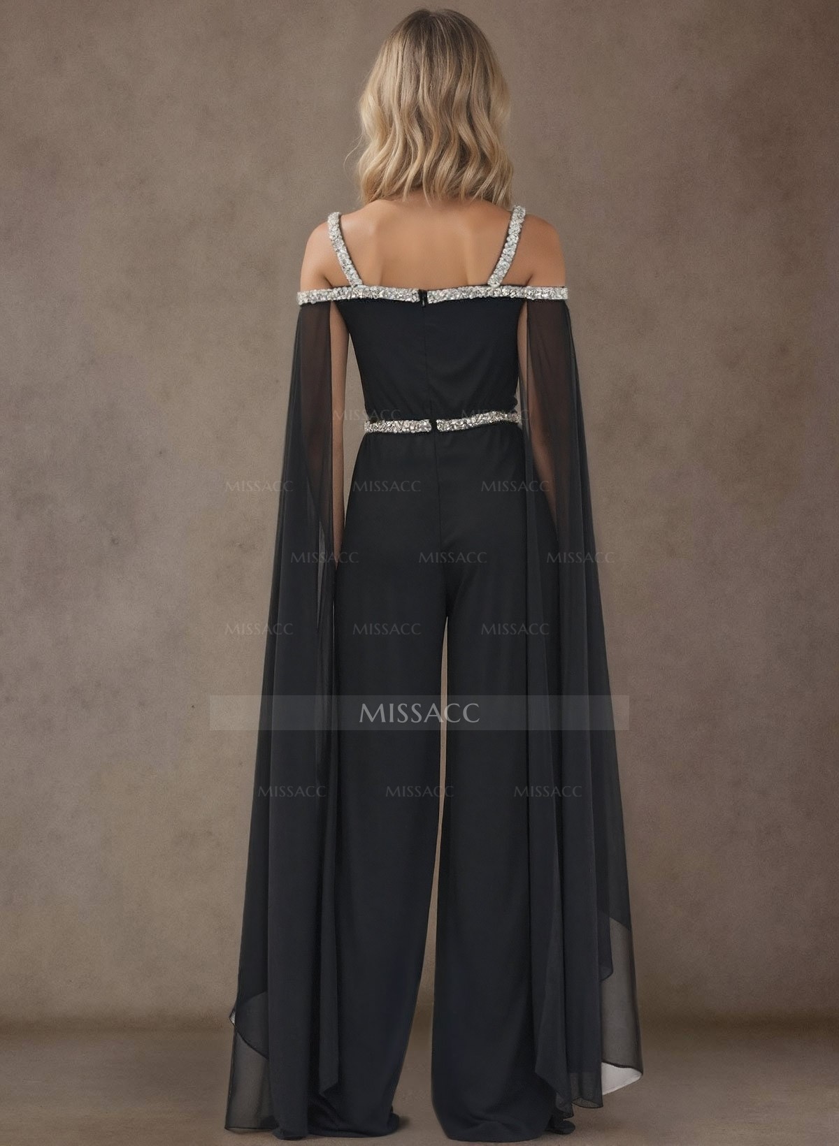 Jumpsuit/Pantsuit Chiffon/Elastic Satin Mother Of The Bride Dresses