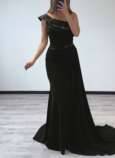 Sheath/Column Chiffon Mother Of The Bride Dresses With High Split