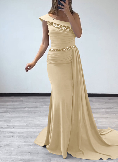 Sheath/Column Chiffon Mother Of The Bride Dresses With High Split