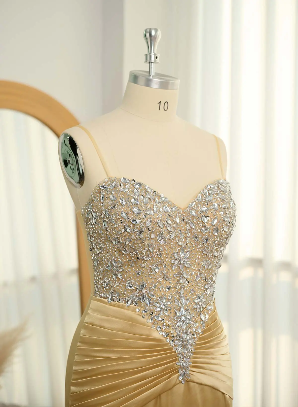 Trumpet/Mermaid Sweetheart Sleeveless Silk Like Satin Prom Dresses