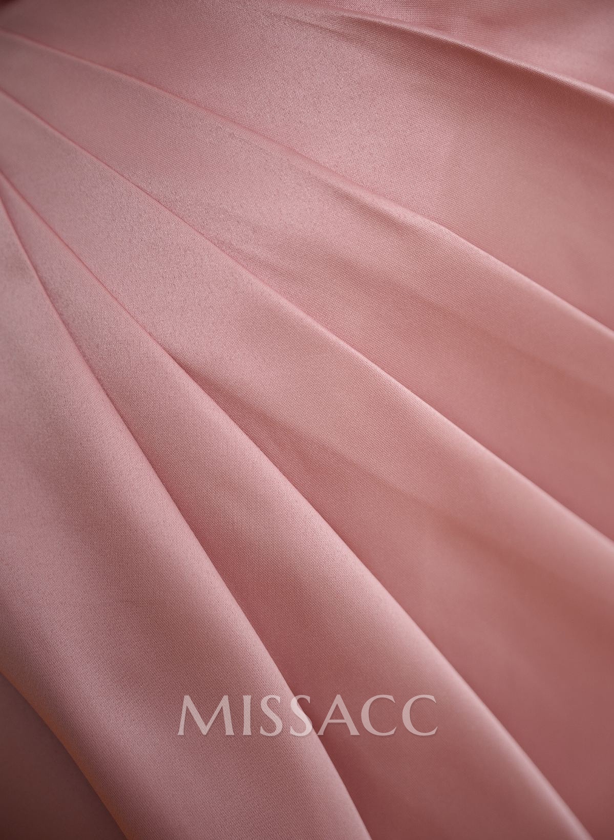 A-Line Strapless Sleeveless Floor-Length Satin Prom Dresses With High Split A-Line Strapless Sleeveless Floor-Length Satin Prom Dresses With High Split