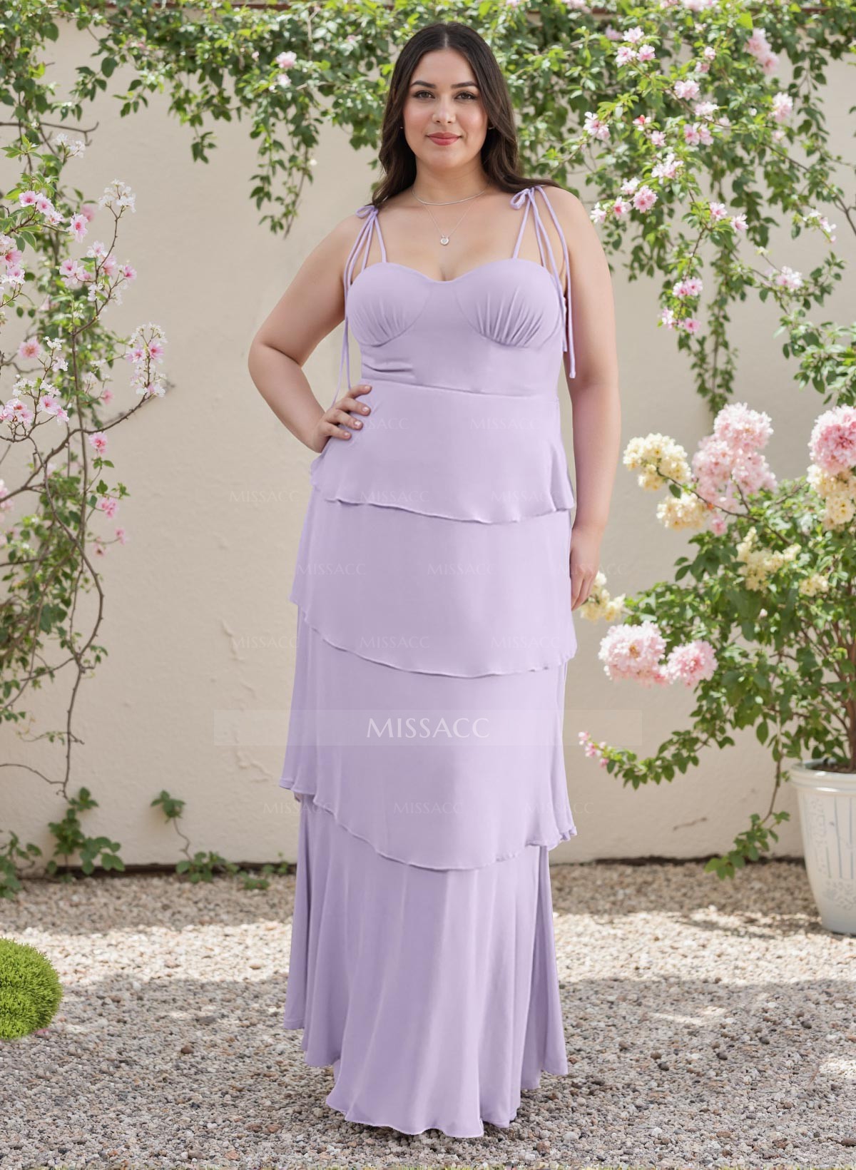 Sheath/Column Sweetheart Sleeveless Plus Size Chiffon Bridesmaid Dresses With Ruffle