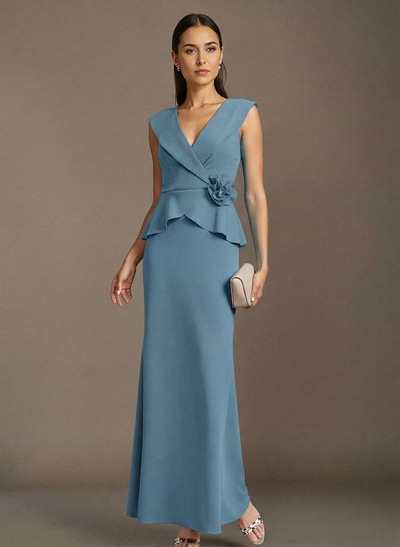 Trumpet/Mermaid Elastic Satin Mother Of The Bride Dresses With Flower(s)