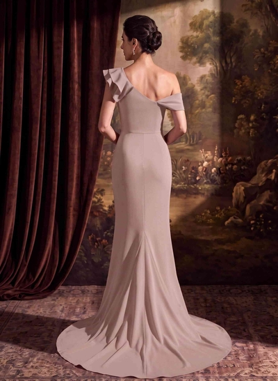 Trumpet/Mermaid Elastic Satin Mother Of The Bride Dresses With Ruffle