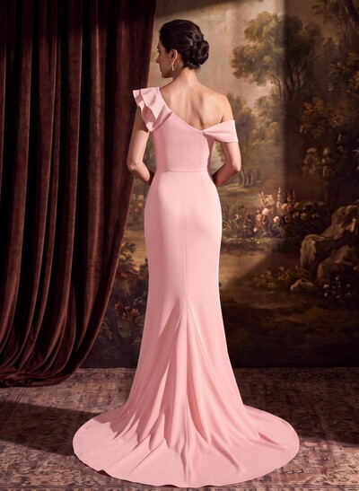 Trumpet/Mermaid Elastic Satin Mother Of The Bride Dresses With Ruffle