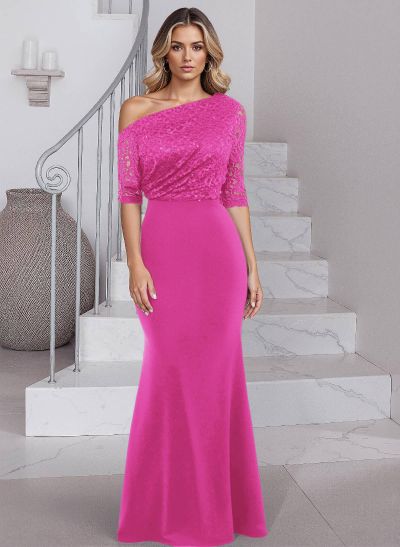 Trumpet/Mermaid Elastic Satin Mother Of The Bride Dresses With Sequins/Lace
