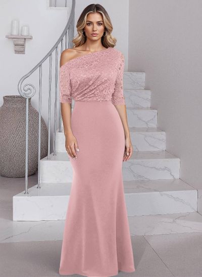 Trumpet/Mermaid Elastic Satin Mother Of The Bride Dresses With Sequins/Lace