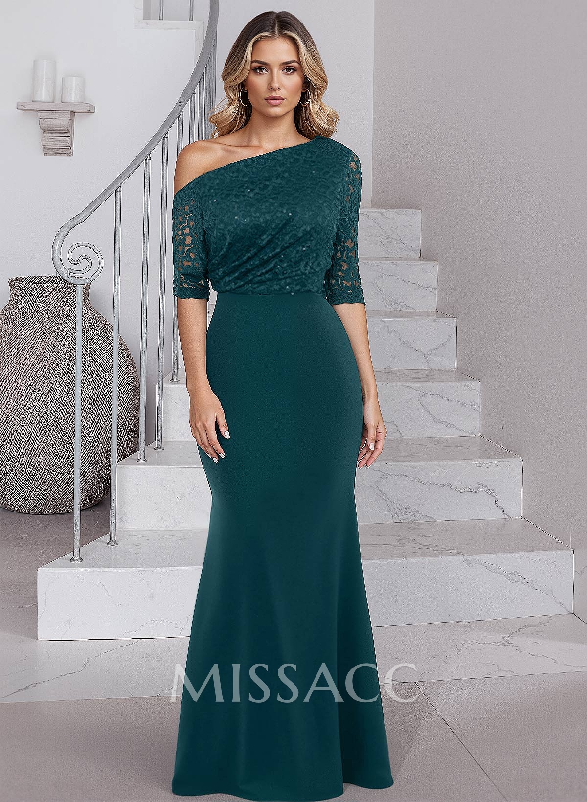 Trumpet/Mermaid Elastic Satin Mother Of The Bride Dresses With Sequins/Lace Trumpet/Mermaid Elastic Satin Mother Of The Bride Dresses With Sequins/Lace