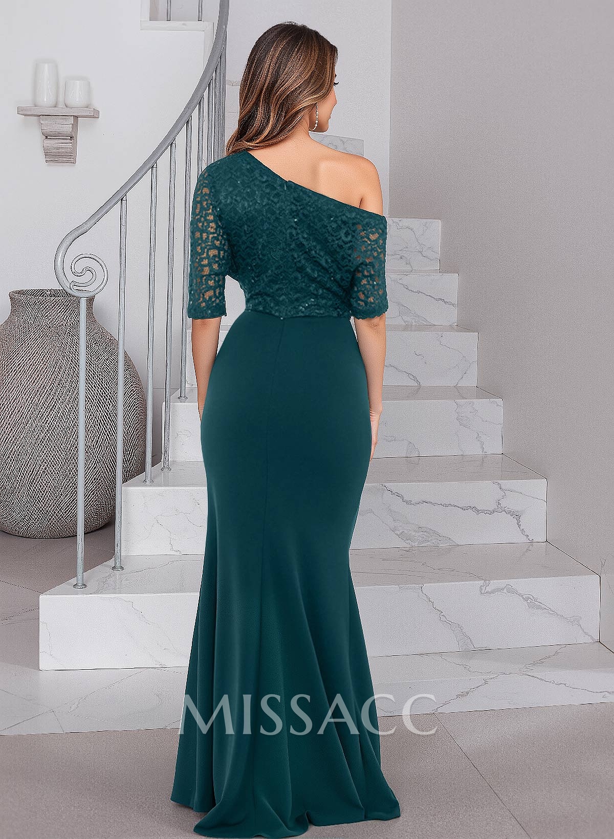 Trumpet/Mermaid Elastic Satin Mother Of The Bride Dresses With Sequins/Lace Trumpet/Mermaid Elastic Satin Mother Of The Bride Dresses With Sequins/Lace