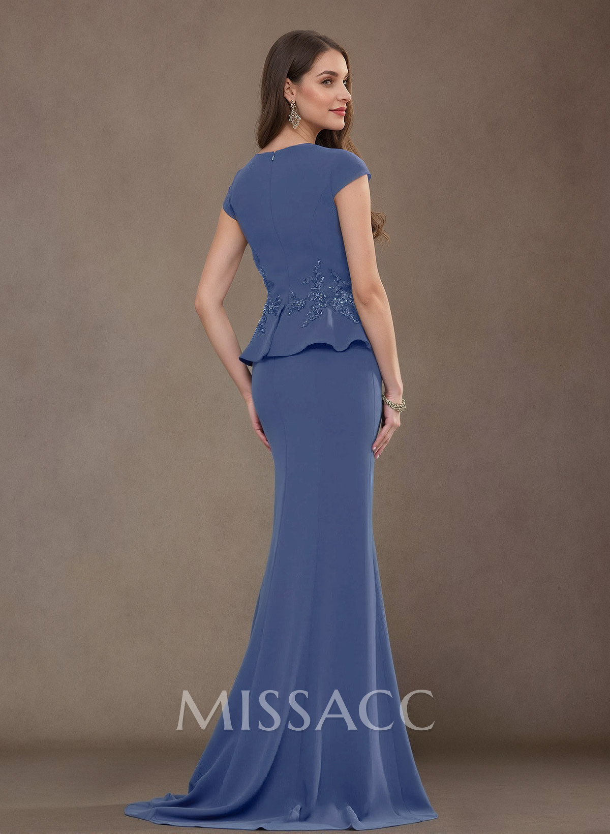 Trumpet/Mermaid Elastic Satin Mother Of The Bride Dresses With Ruffle/Lace