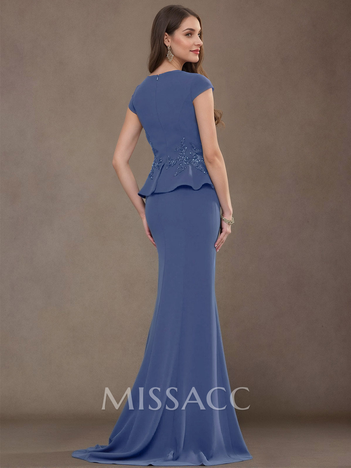 Trumpet/Mermaid Elastic Satin Mother Of The Bride Dresses With Ruffle/Lace