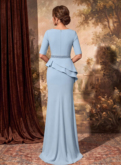 Trumpet/Mermaid Elastic Satin Mother Of The Bride Dresses With Ruffle