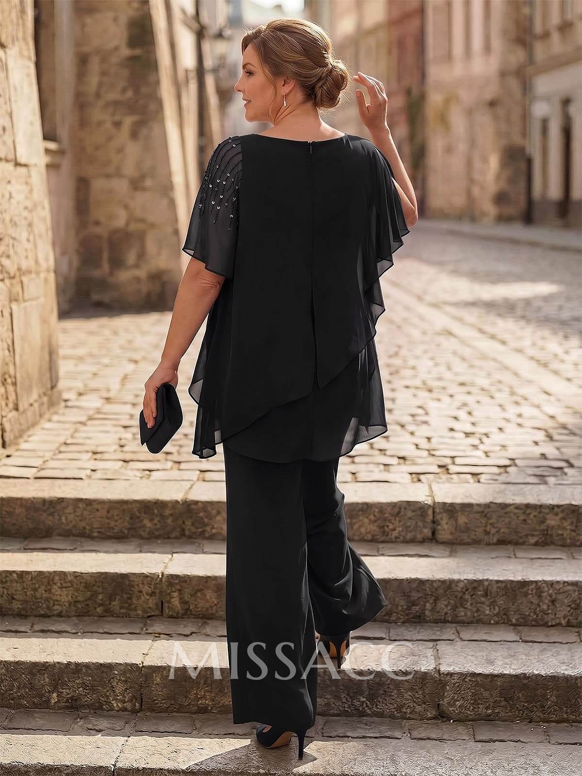 Jumpsuit/Pantsuit Asymmetrical Chiffon Mother Of The Bride Dresses Jumpsuit/Pantsuit Asymmetrical Chiffon Mother Of The Bride Dresses