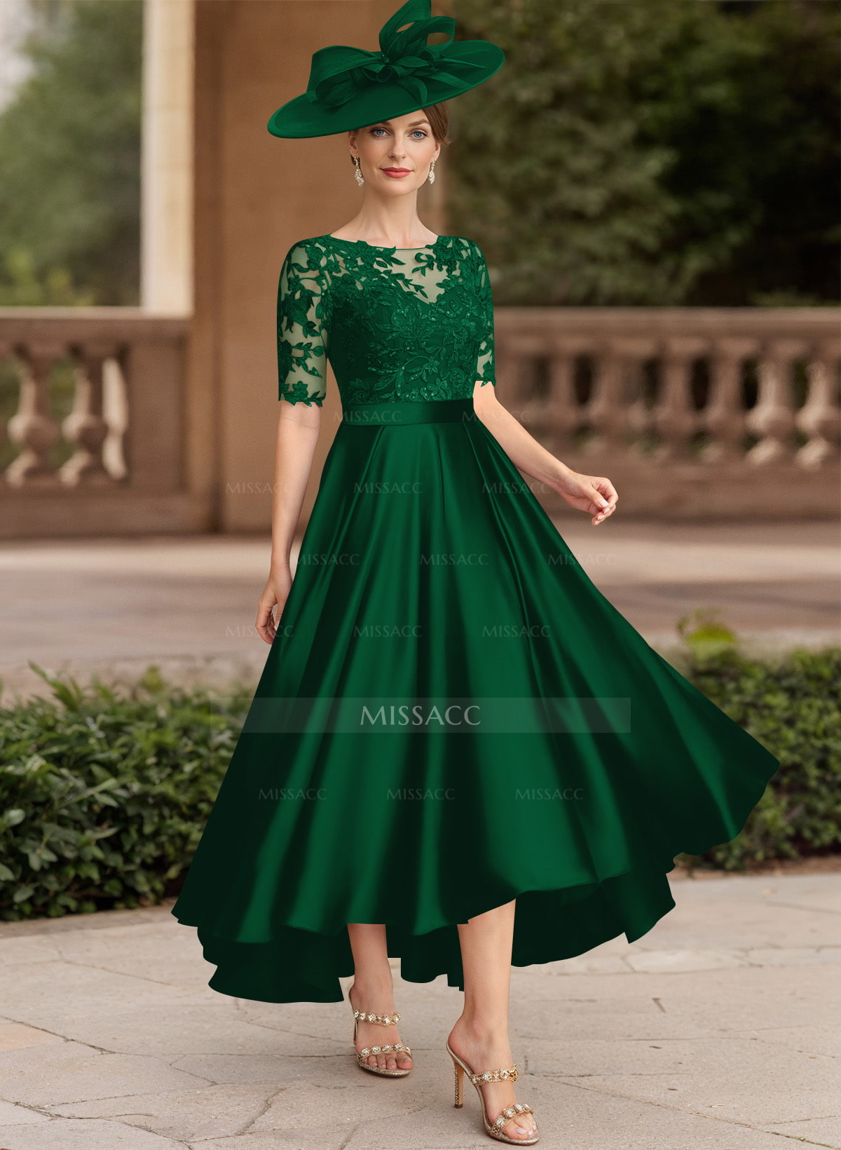 24ss　Floral Embossed A-Line Dress Set-4XLF20790P-11829217-