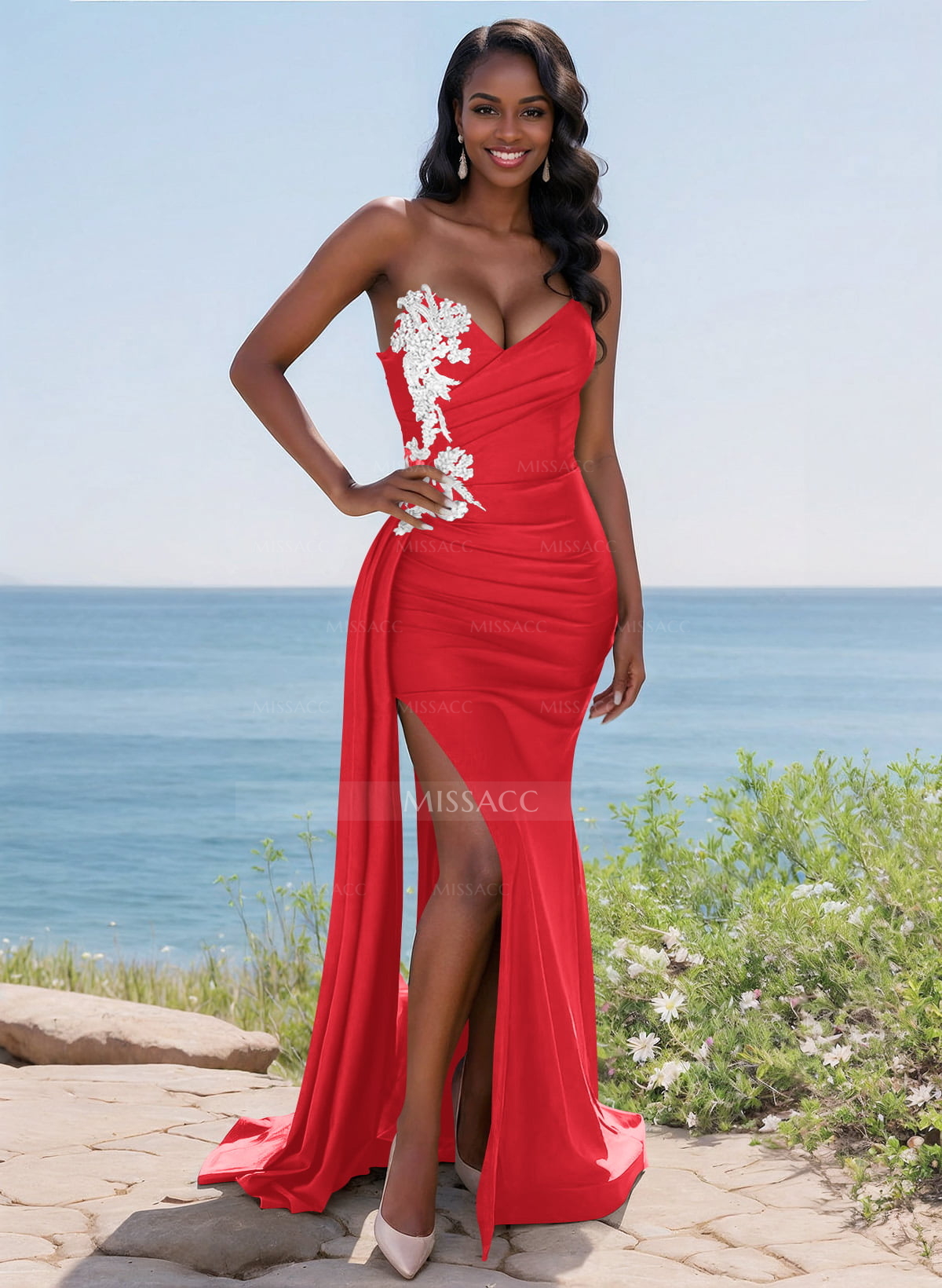 Trumpet/Mermaid Sweetheart Stretch Satin Knit Bridesmaid Dresses