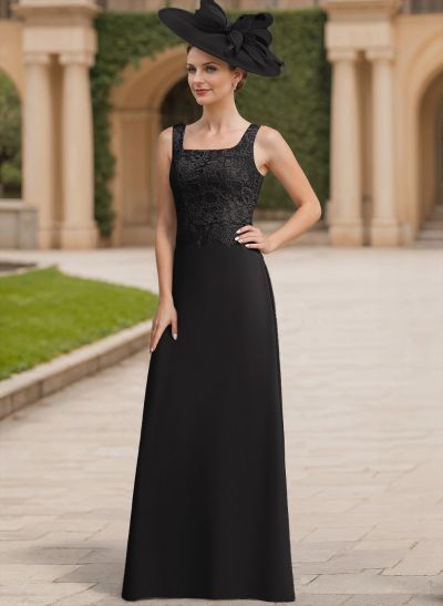 Sheath/Column Lace(Non-Stretch)/Chiffon(Non-Stretch) Mother Of The Bride Dresses With Lace