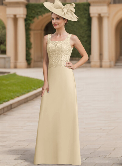 Sheath/Column Lace(Non-Stretch)/Chiffon(Non-Stretch) Mother Of The Bride Dresses With Lace