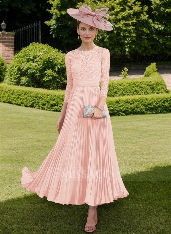 ワンピース laubeblanc Pleats collar Chiffon Dress Pleats collar Chiffon Dress – L'AUBE BLANC