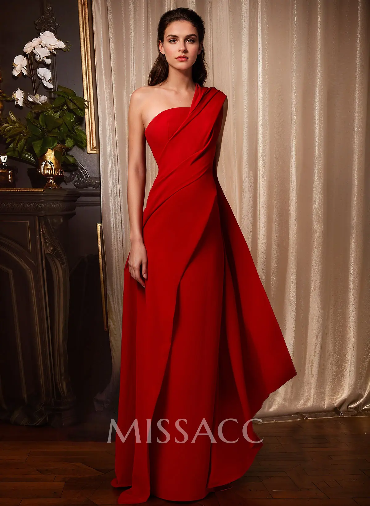 red and gold mother of the bride dresses Gold Mother Of The Bride Dress Sparkly Sequins Sheath Mother Of Bride Dress with Slit main image 1