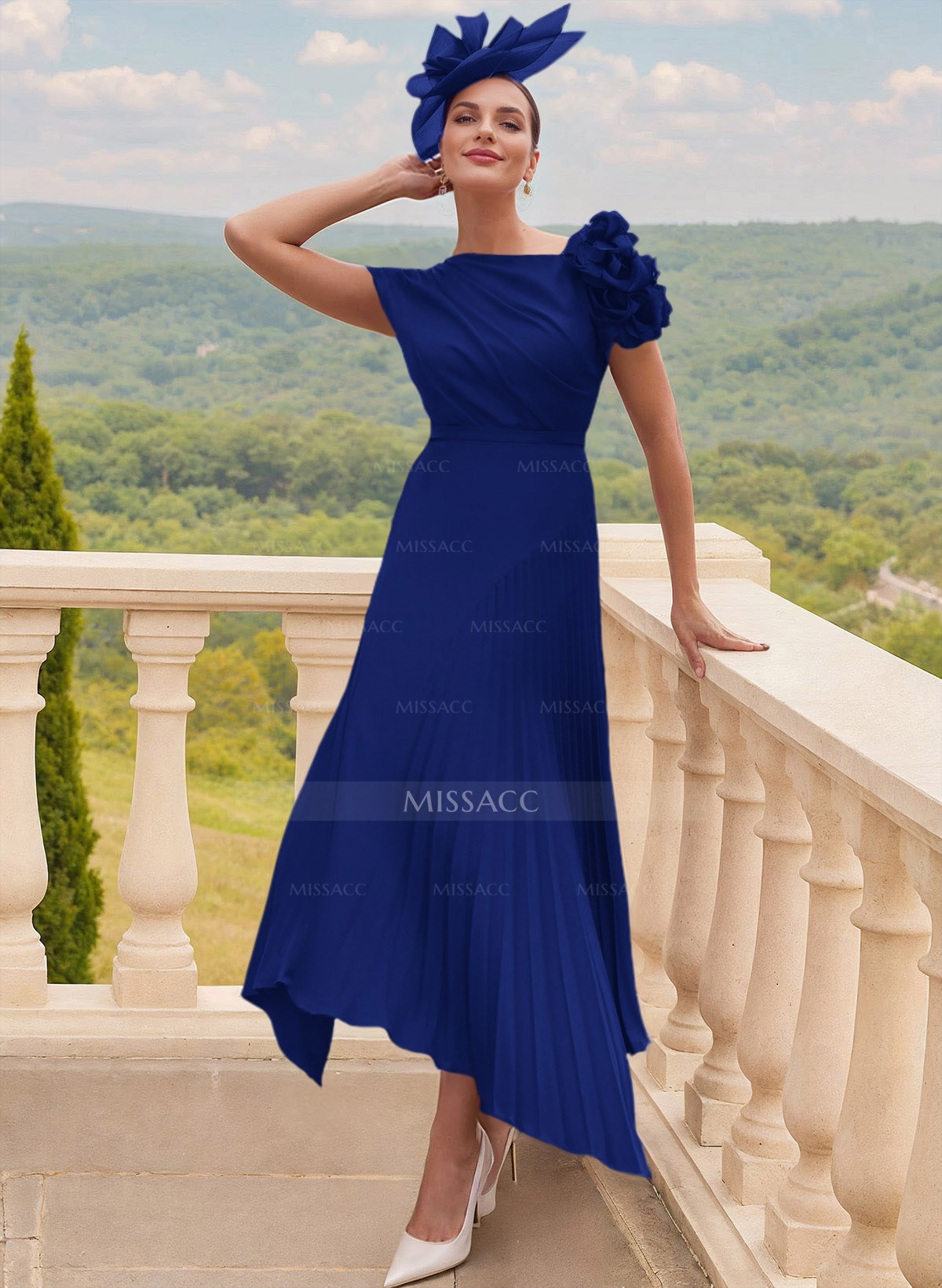 A-Line Asymmetrical Stretch Chiffon Mother Of The Bride Dresses