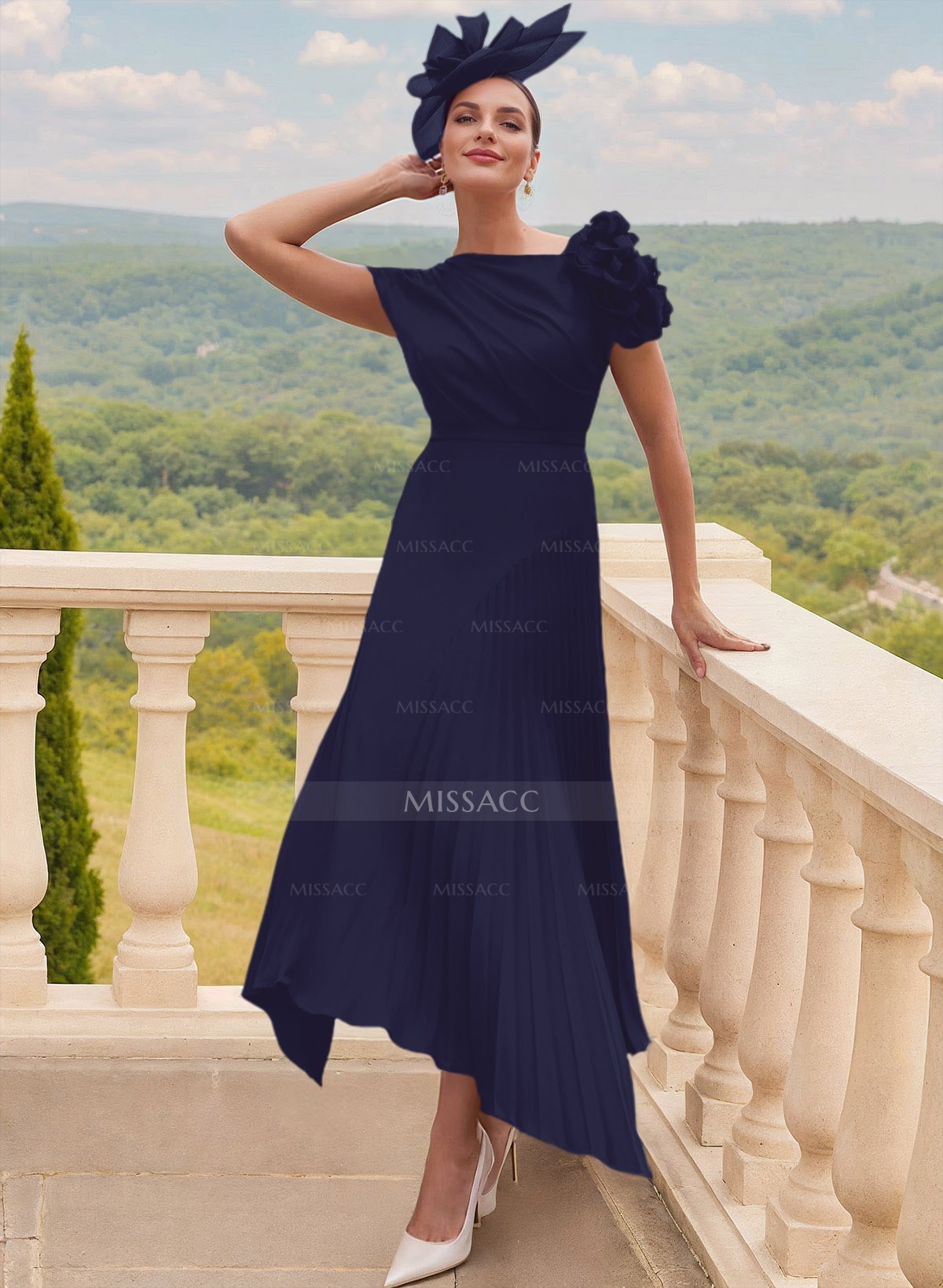 ワンピース CELINE | ASYMMETRIC LINGERIE DRESS IN SATIN CREPE CELINE asymmetric lingerie dress in satin crepe | REVERSIBLE