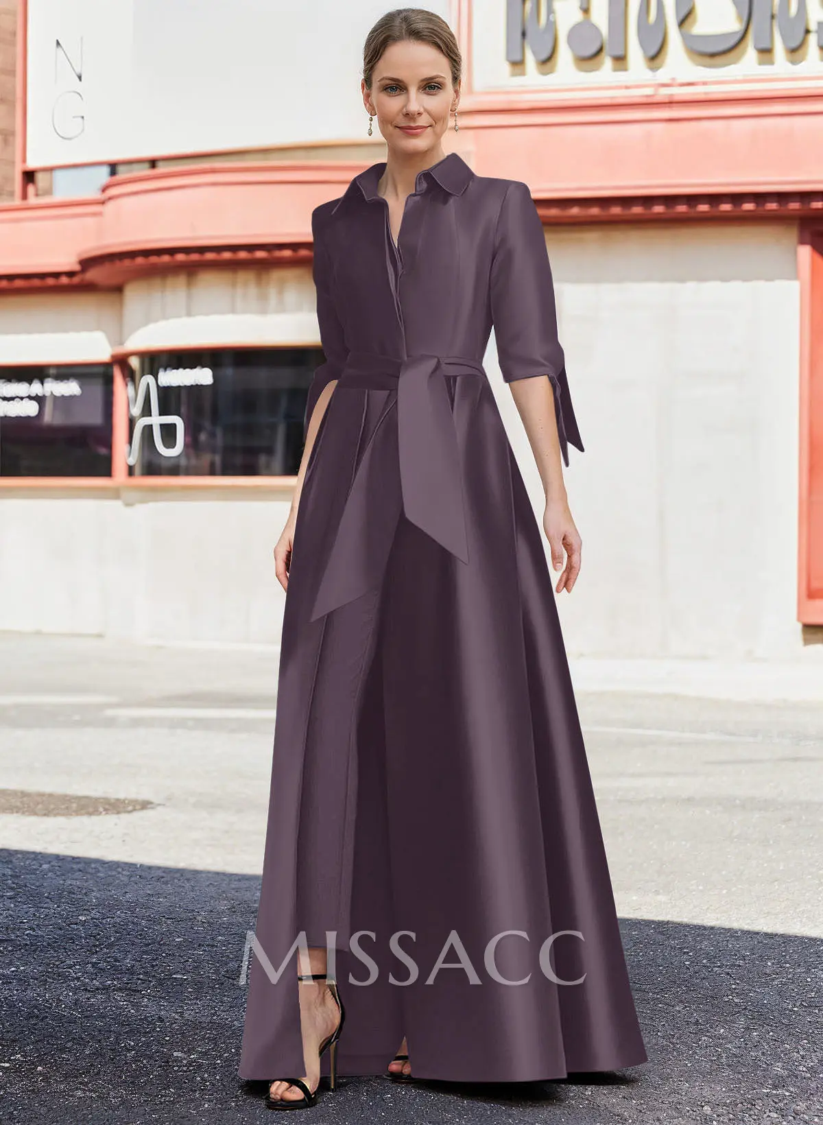 スーツ・フォーマル・ドレス LAGUNAMOON Tulle Shoulder Pants Dress 2057379325627469824.webp