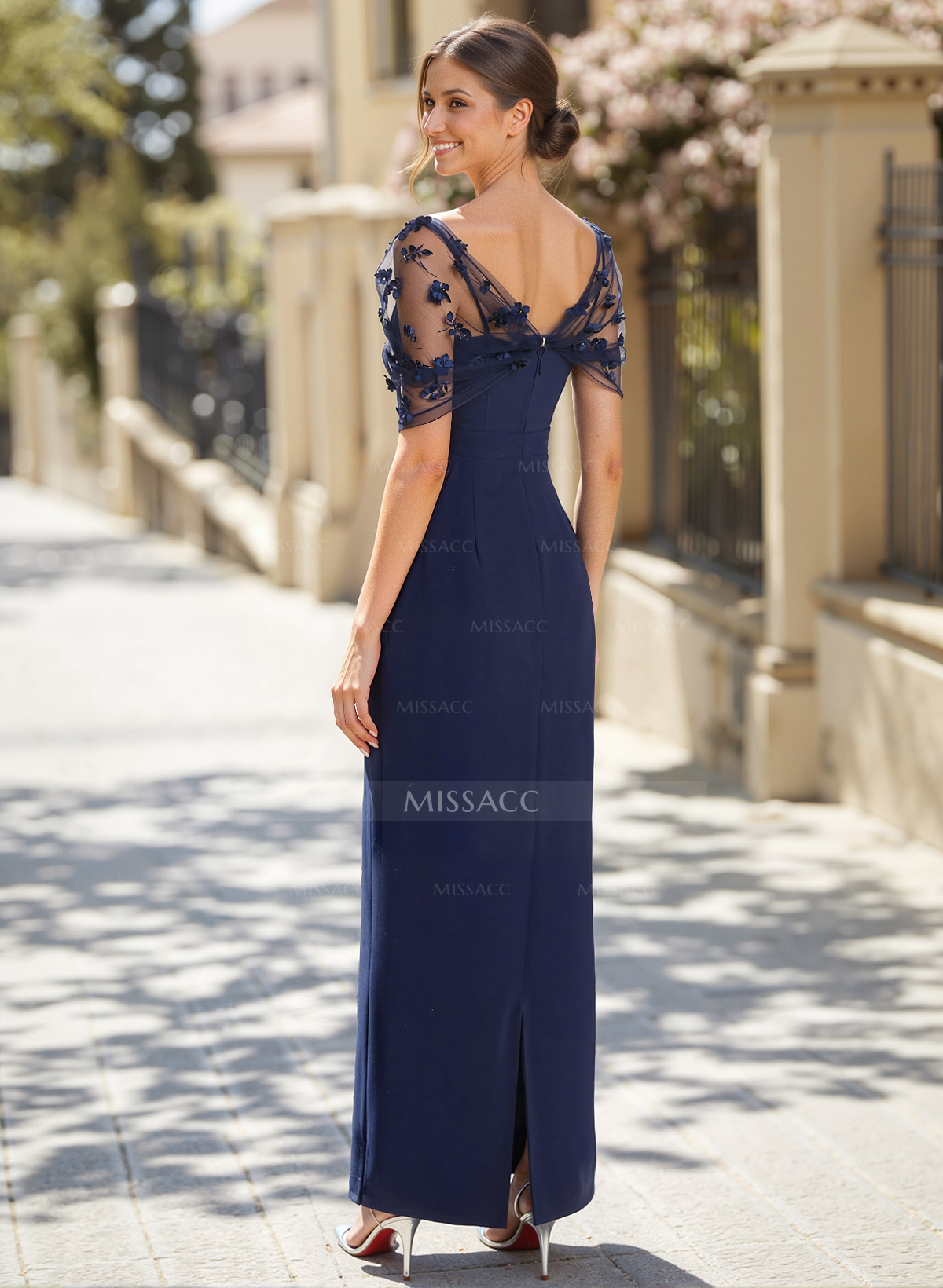 Sheath/Column Asymmetrical Sleeveless Floor-Length Elastic Satin Mother Of The Bride Dresses