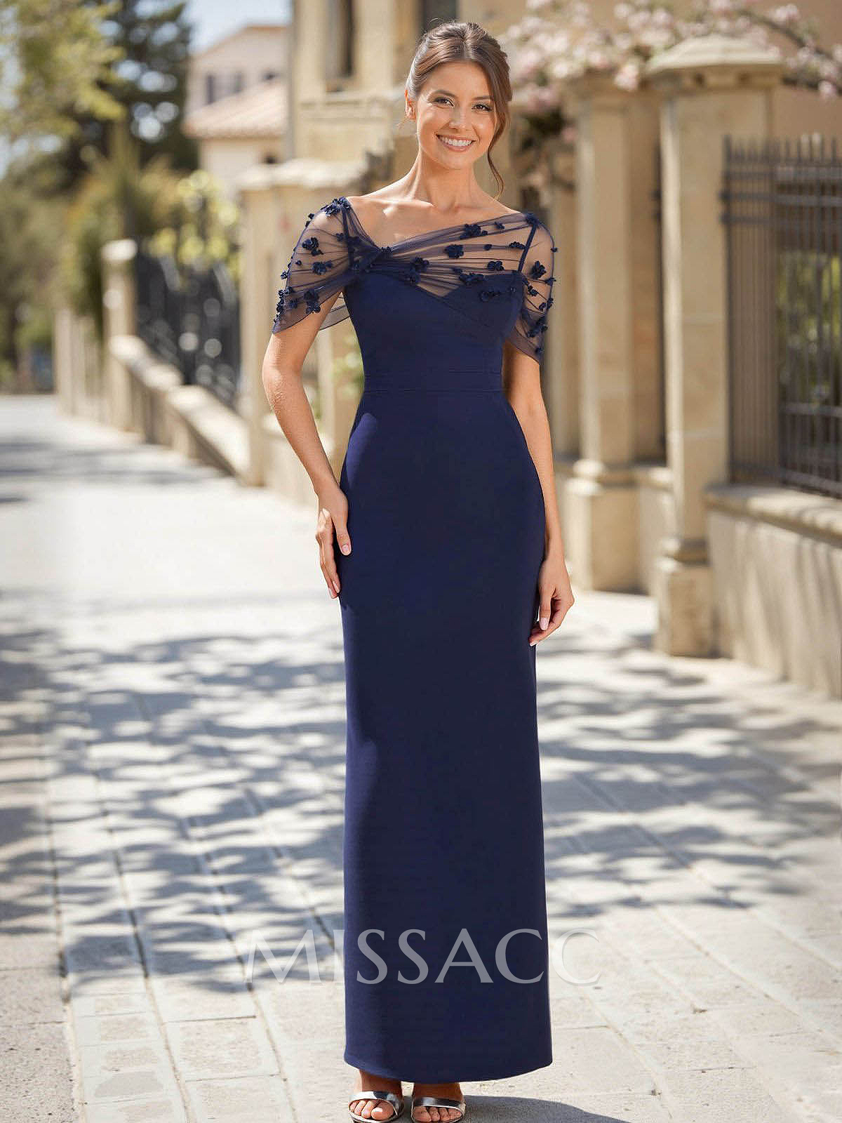 Sheath/Column Asymmetrical Sleeveless Floor-Length Elastic Satin Mother Of The Bride Dresses Sheath/Column Asymmetrical Sleeveless Floor-Length Elastic Satin Mother Of The Bride Dresses