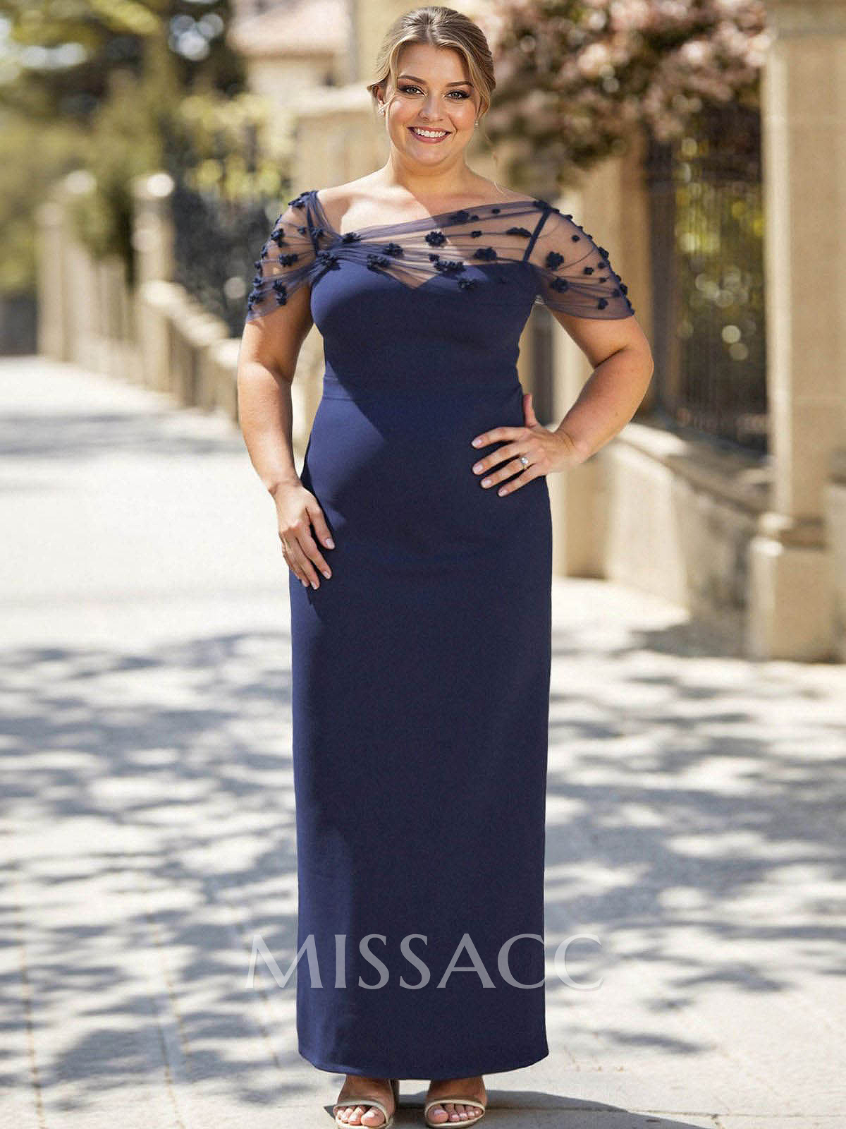 Sheath/Column Asymmetrical Sleeveless Floor-Length Elastic Satin Mother Of The Bride Dresses Sheath/Column Asymmetrical Sleeveless Floor-Length Elastic Satin Mother Of The Bride Dresses