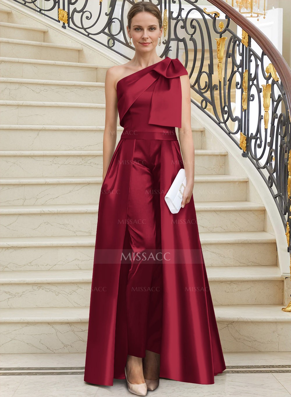 vestido monos de saten