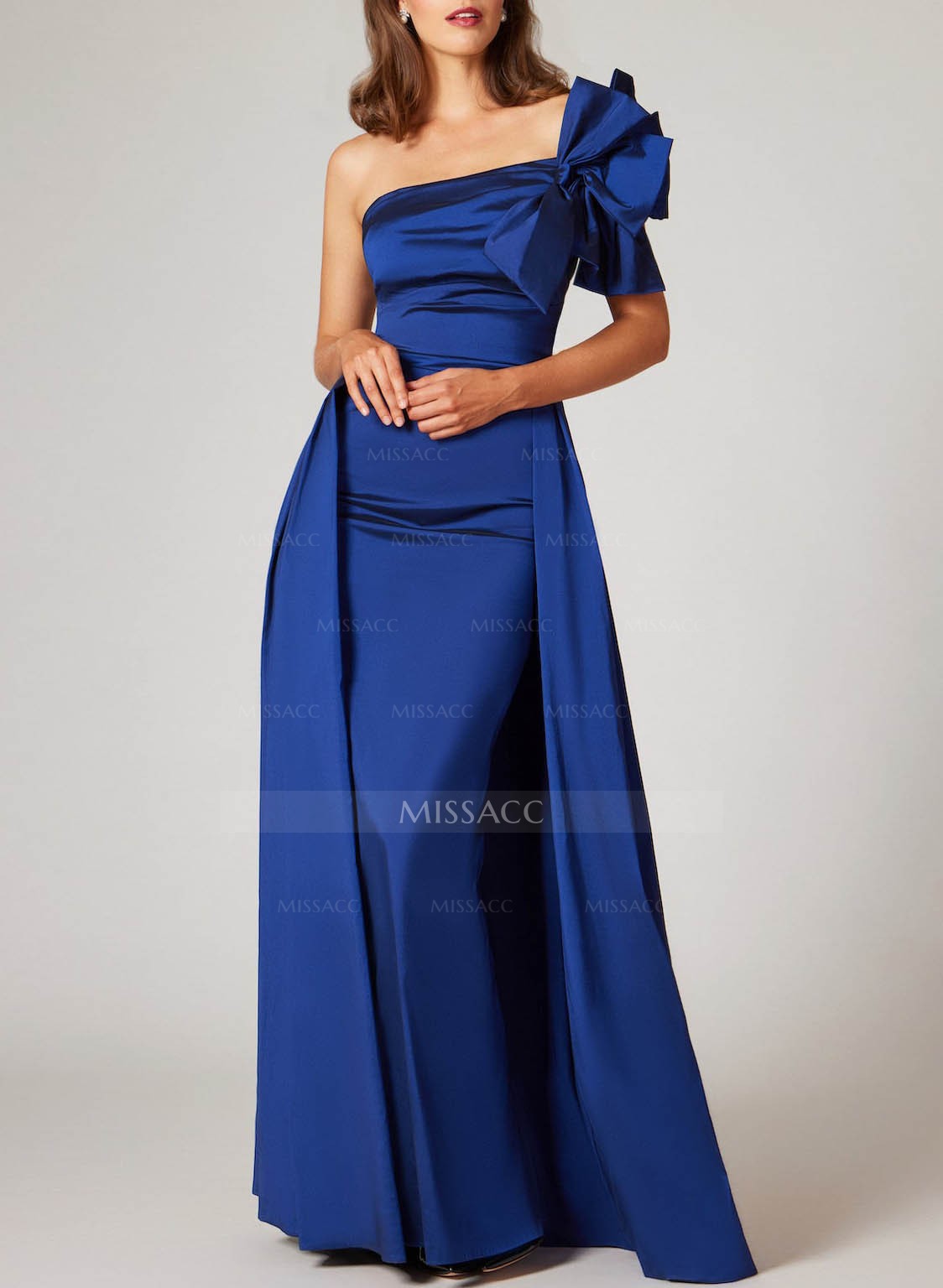 One-Shoulder Simple A-Line Mother Of The Bride Dresses With Bow(s)