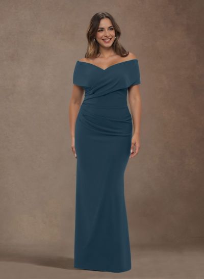 Trumpet/Mermaid Floor-Length Elastic Satin(Slight Stretch) Mother Of The Bride Dresses