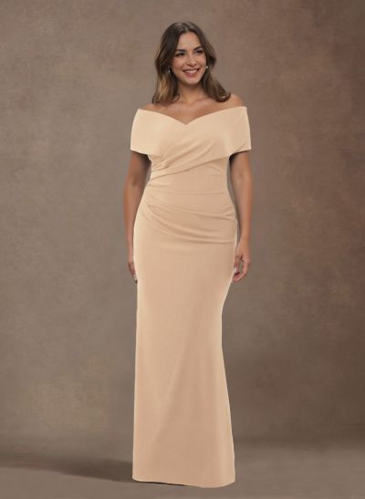 Trumpet/Mermaid Floor-Length Elastic Satin(Slight Stretch) Mother Of The Bride Dresses