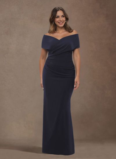 Trumpet/Mermaid Floor-Length Elastic Satin(Slight Stretch) Mother Of The Bride Dresses