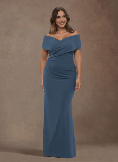 Trumpet/Mermaid Floor-Length Elastic Satin(Slight Stretch) Mother Of The Bride Dresses